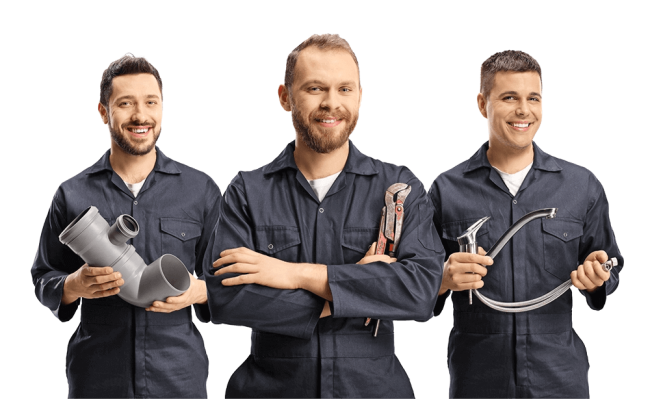 Group of plumbers ready to work for you John G. Plumbing Nanaimo