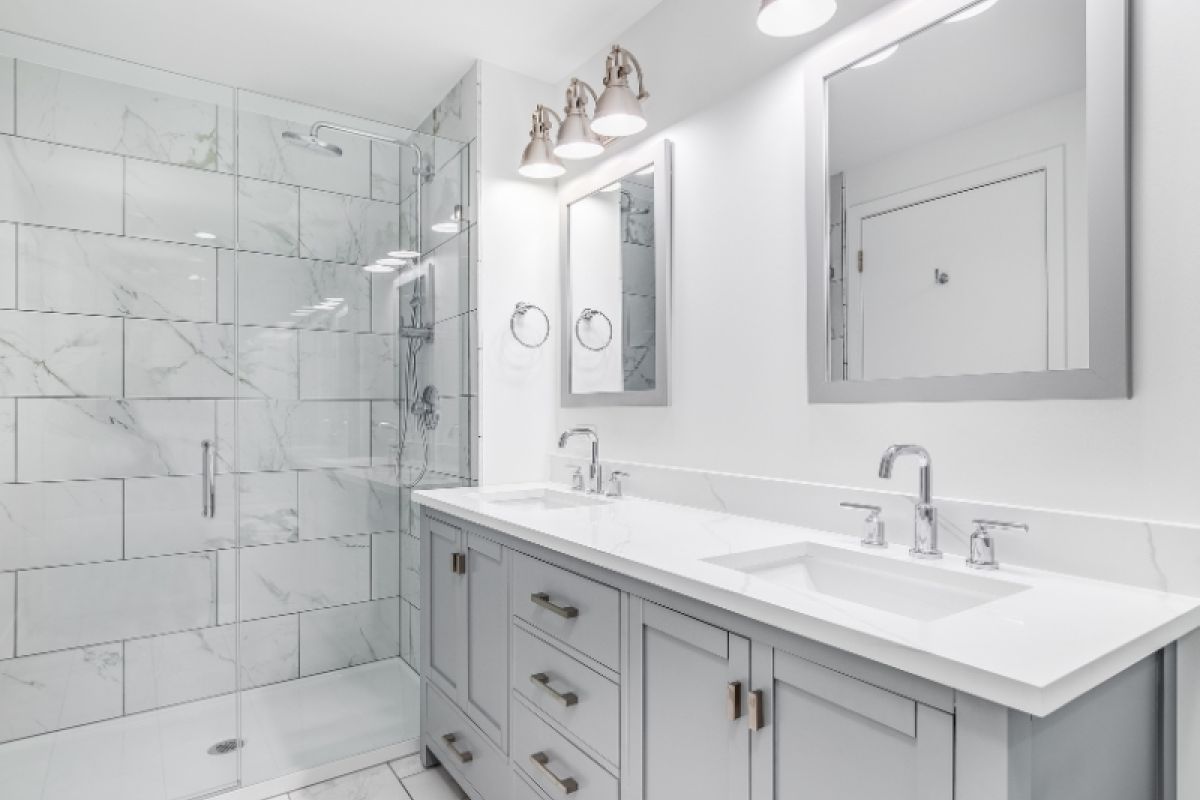 John G. Plumbing finished project of luxury bathroom